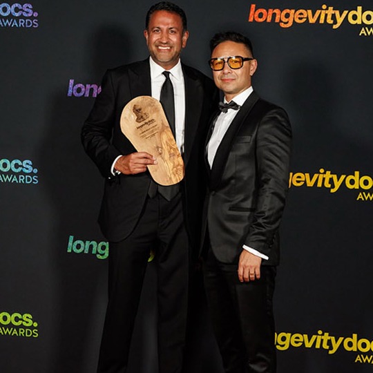 Dr Darshan Shah, 2025 Longevity Doc of the Year, Cannes, France